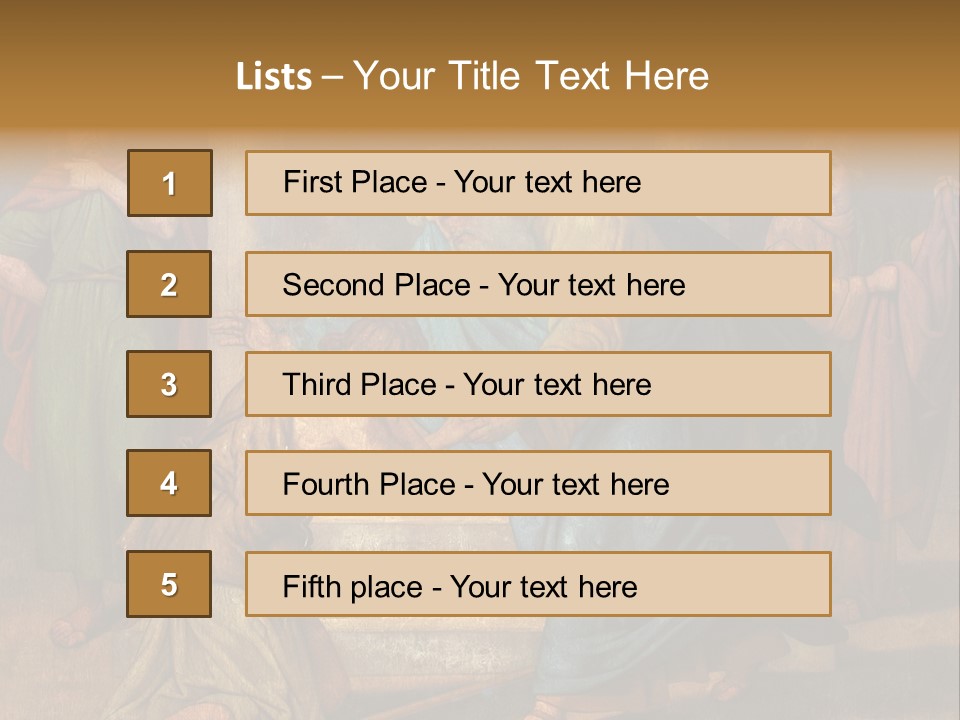 Homily Altar Christ PowerPoint Template