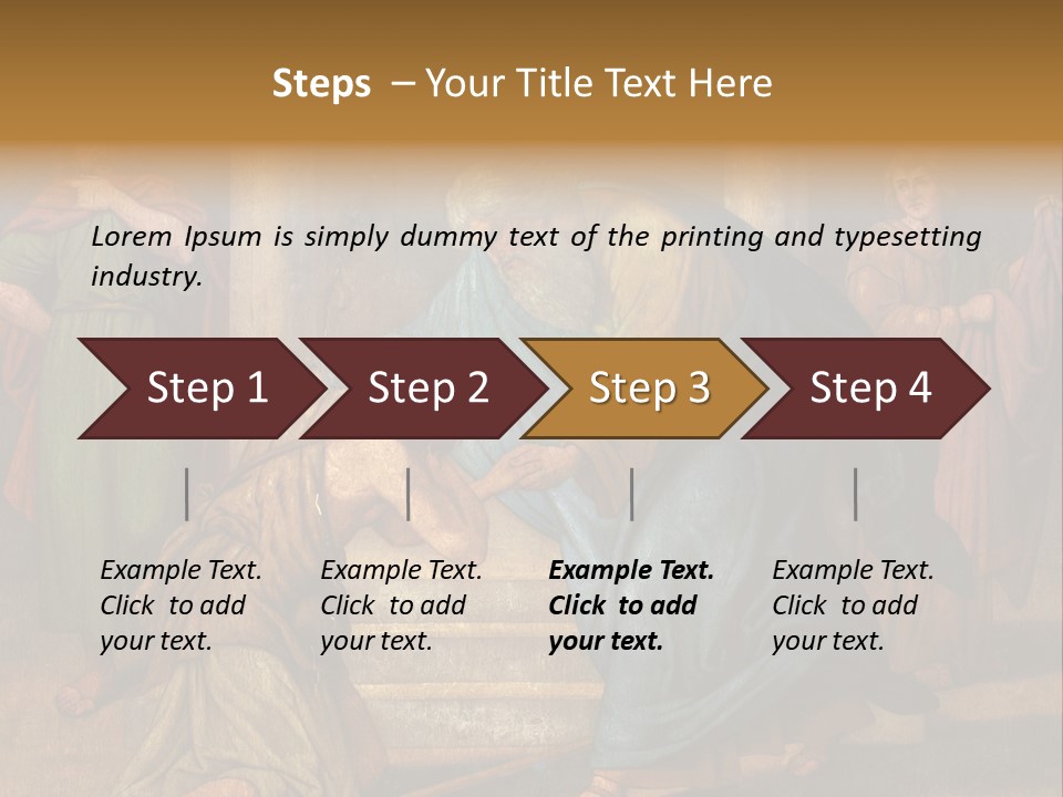 Homily Altar Christ PowerPoint Template