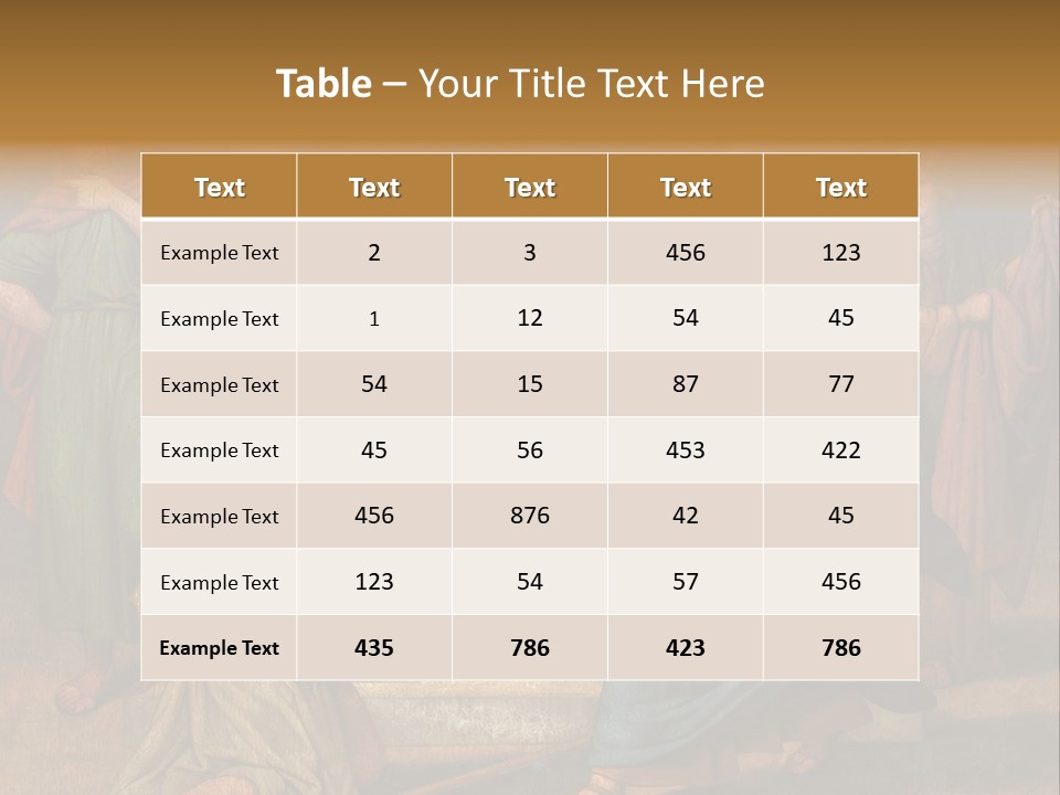 Homily Altar Christ PowerPoint Template