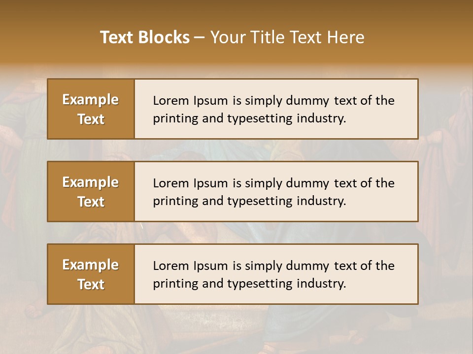 Homily Altar Christ PowerPoint Template