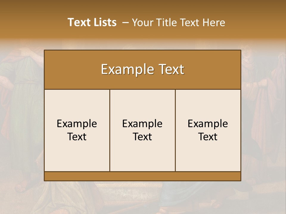 Homily Altar Christ PowerPoint Template