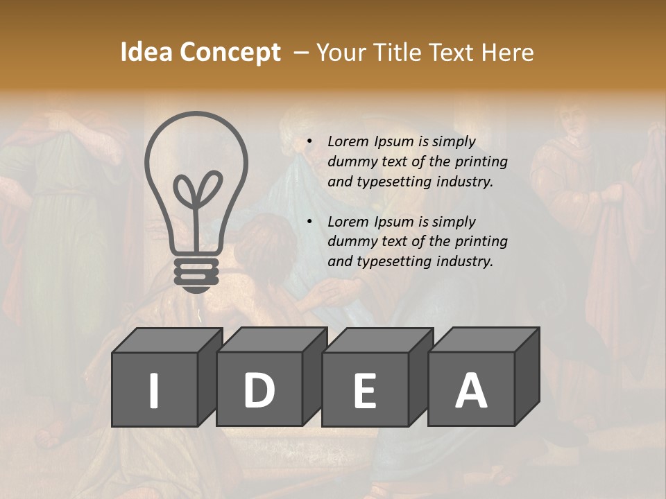 Homily Altar Christ PowerPoint Template