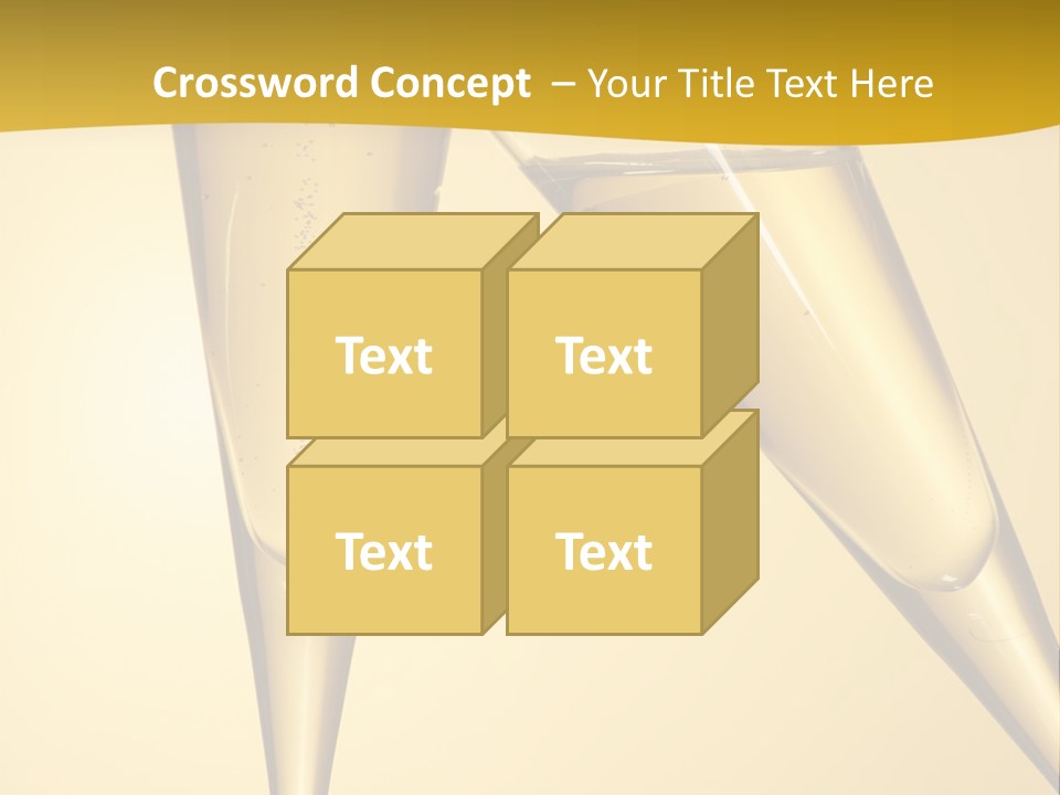 Cocktail Clink Congrats PowerPoint Template