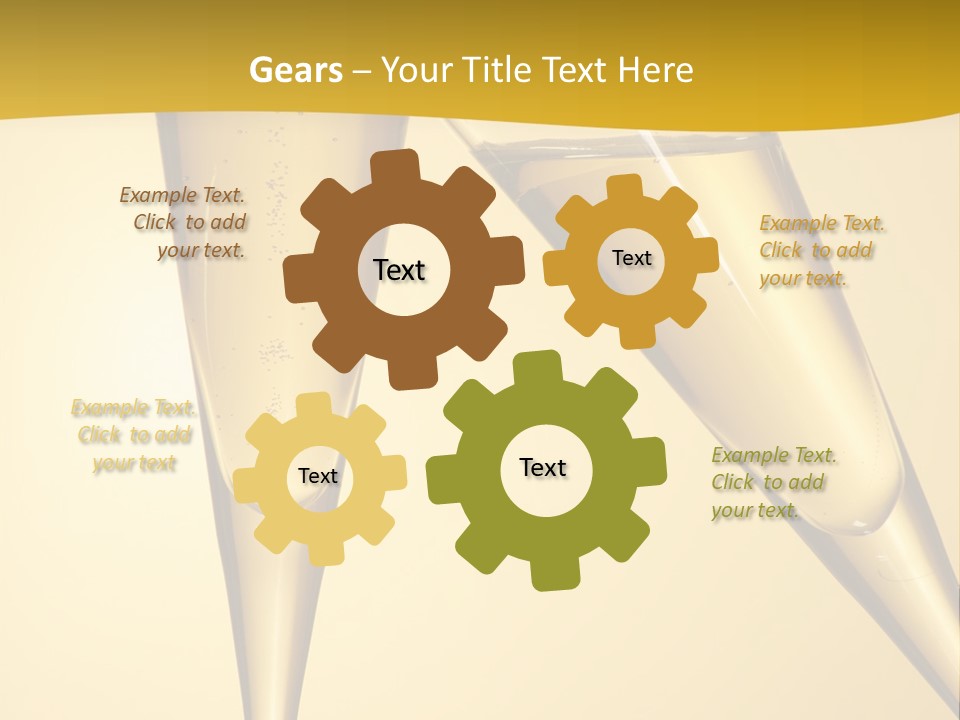 Cocktail Clink Congrats PowerPoint Template