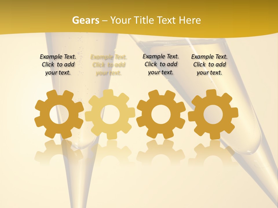 Cocktail Clink Congrats PowerPoint Template