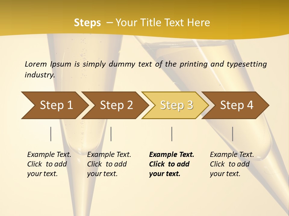 Cocktail Clink Congrats PowerPoint Template