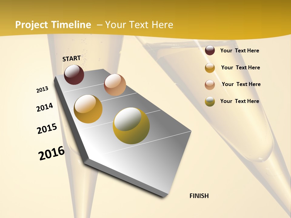 Cocktail Clink Congrats PowerPoint Template