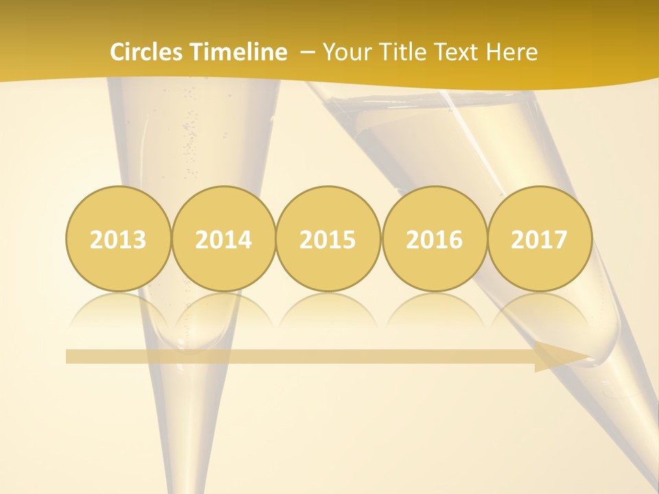 Cocktail Clink Congrats PowerPoint Template
