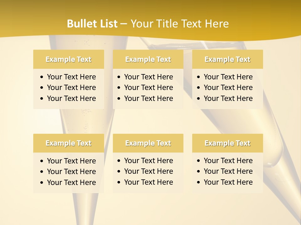 Cocktail Clink Congrats PowerPoint Template