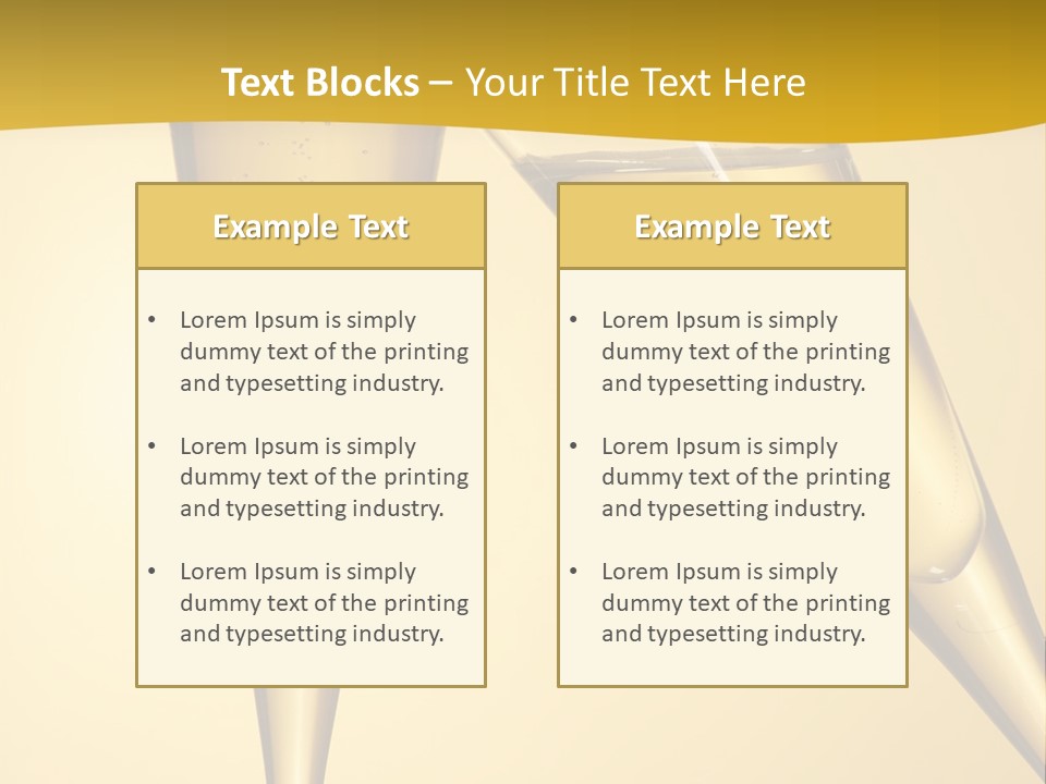 Cocktail Clink Congrats PowerPoint Template