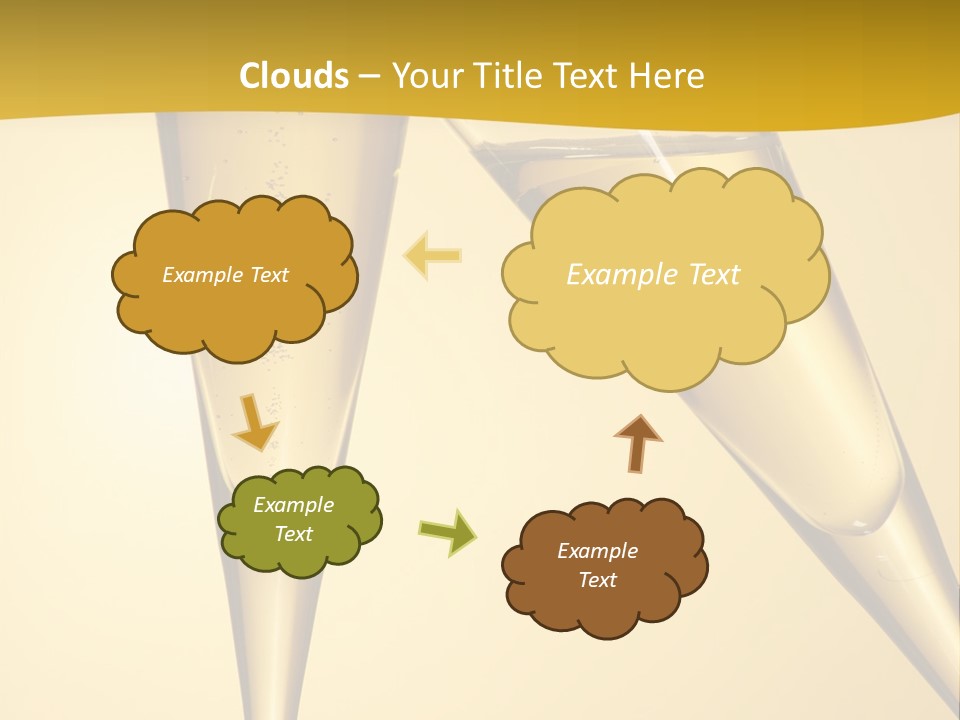 Cocktail Clink Congrats PowerPoint Template