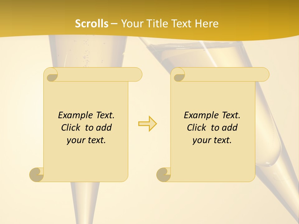 Cocktail Clink Congrats PowerPoint Template