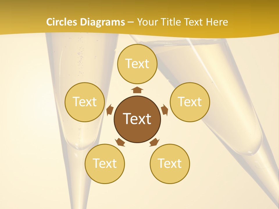 Cocktail Clink Congrats PowerPoint Template