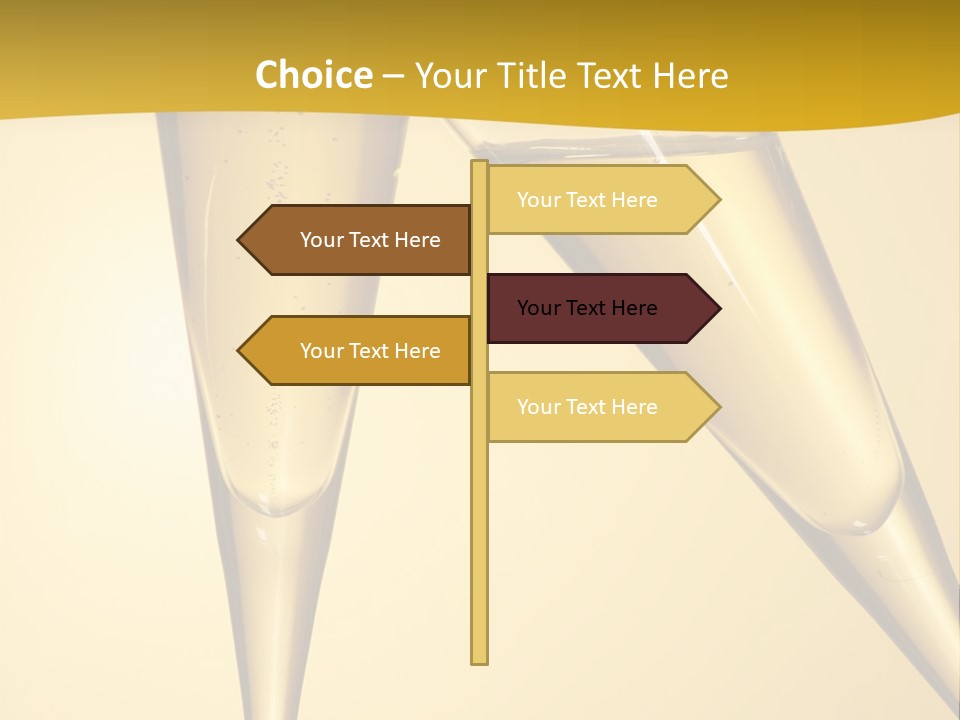 Cocktail Clink Congrats PowerPoint Template