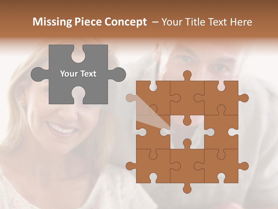 Ling Brown River PowerPoint Template