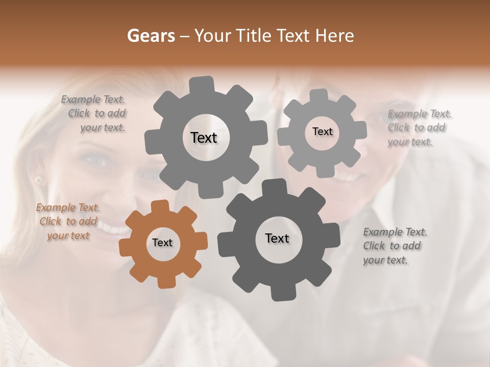 Ling Brown River PowerPoint Template