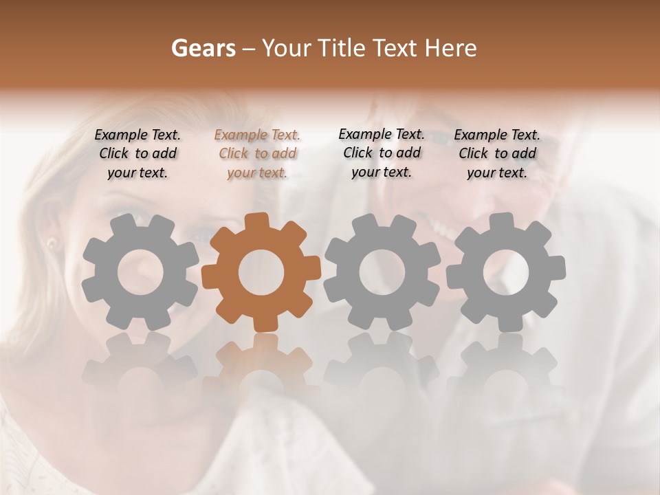 Ling Brown River PowerPoint Template