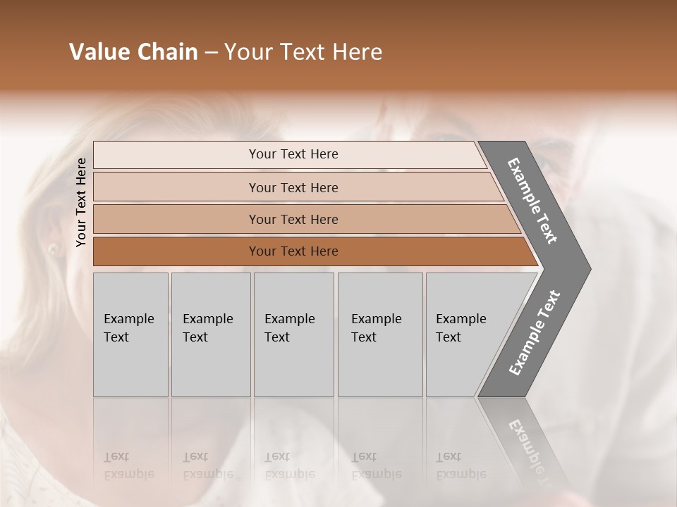 Ling Brown River PowerPoint Template