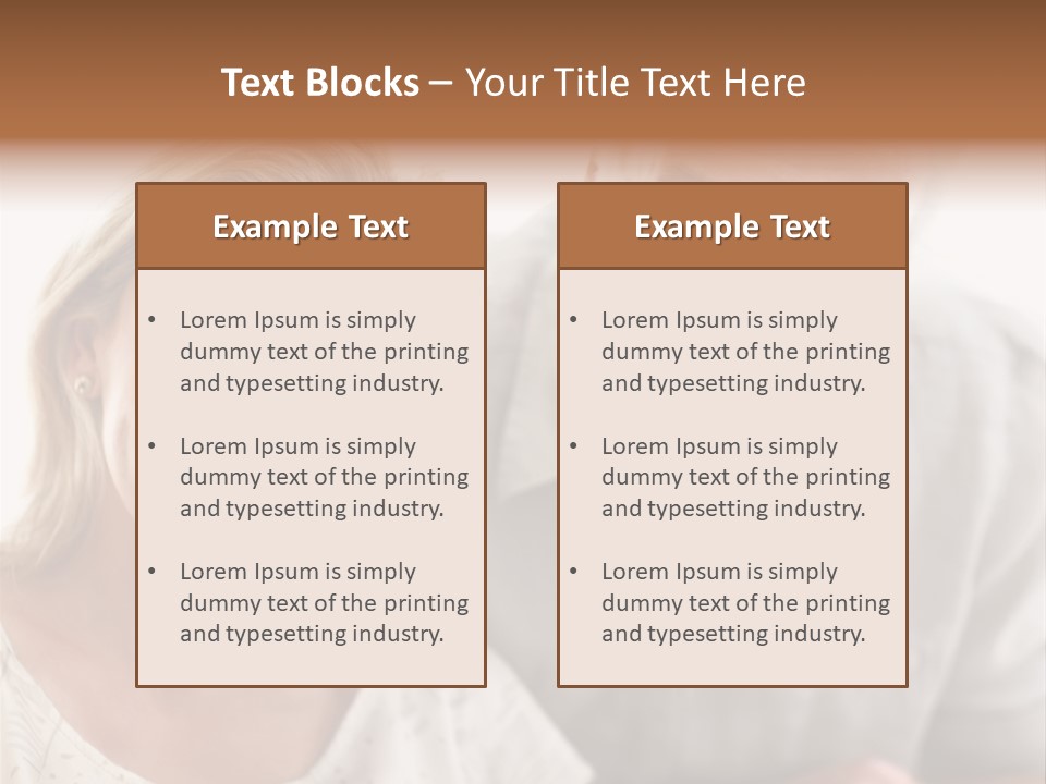 Ling Brown River PowerPoint Template