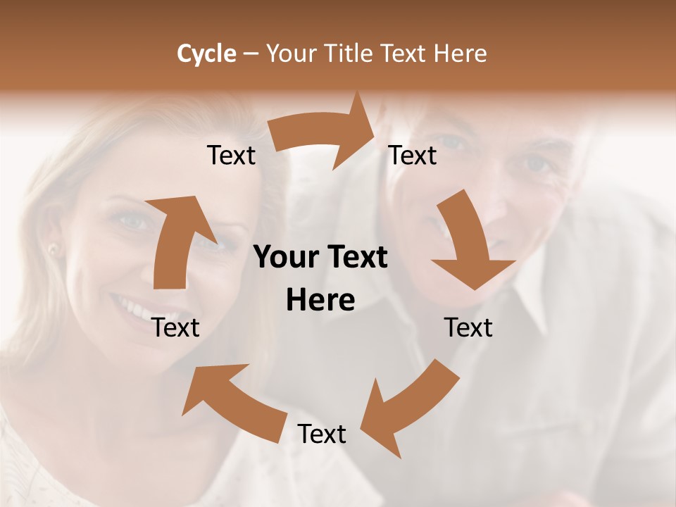 Ling Brown River PowerPoint Template