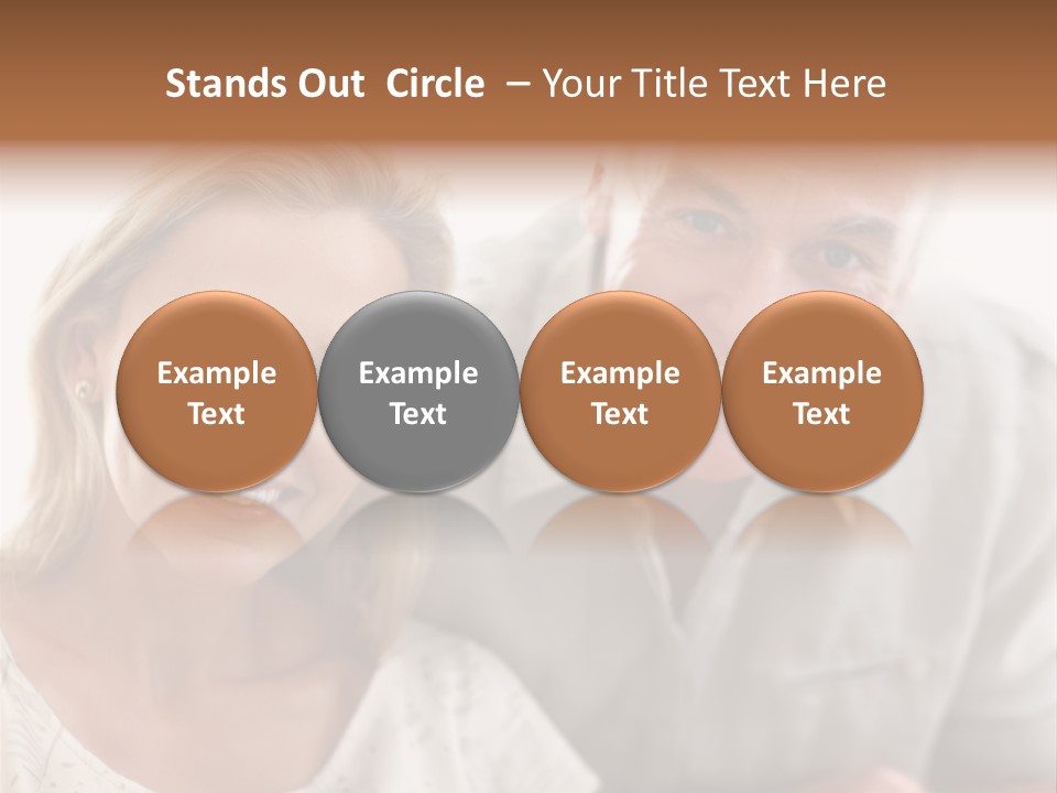 Ling Brown River PowerPoint Template