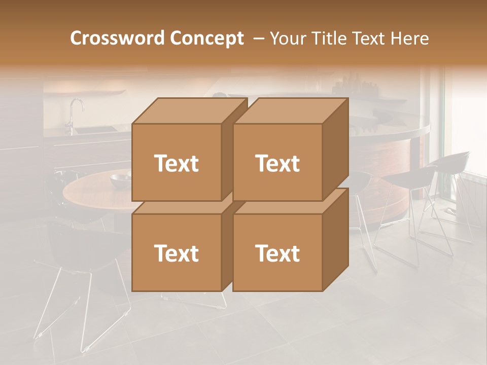 Room Decor Dining PowerPoint Template