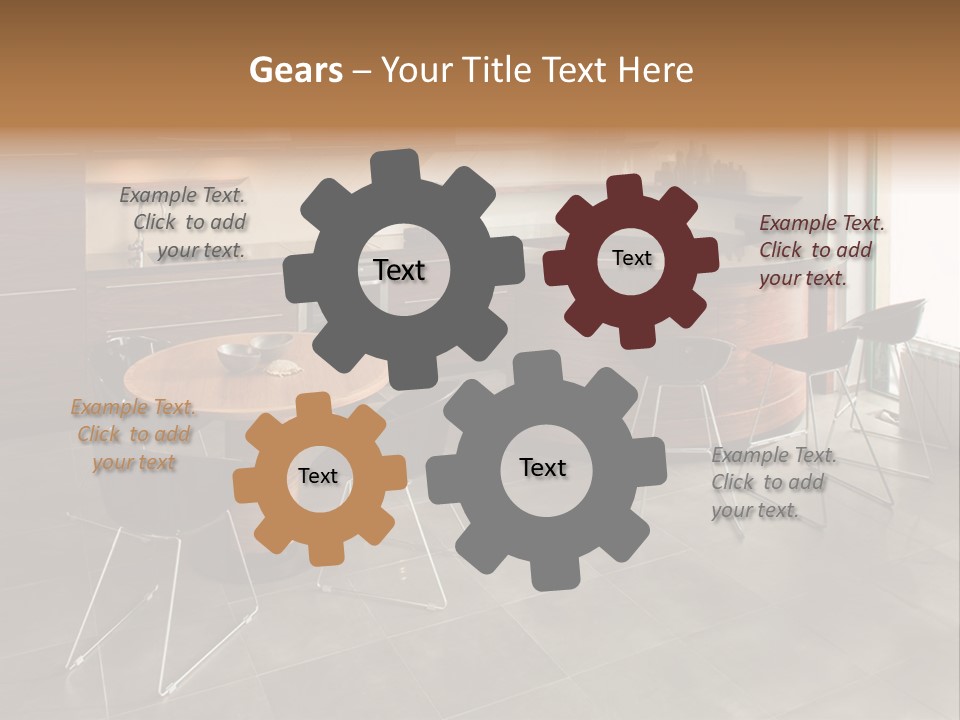 Room Decor Dining PowerPoint Template