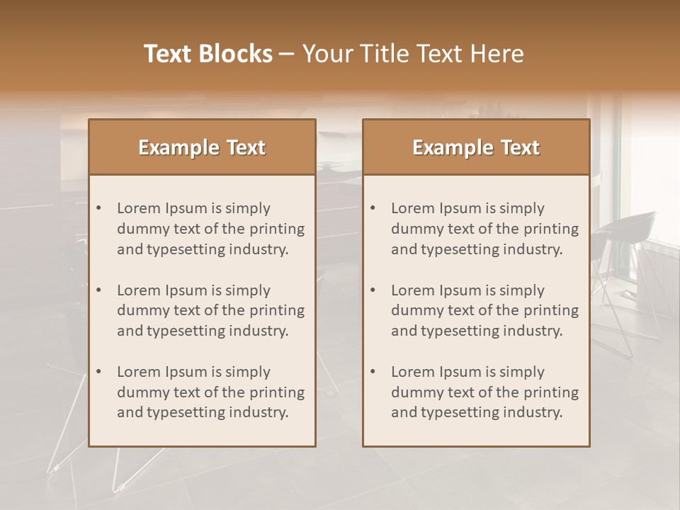 Room Decor Dining PowerPoint Template