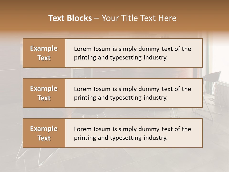 Room Decor Dining PowerPoint Template