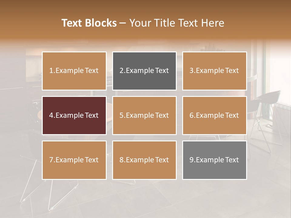 Room Decor Dining PowerPoint Template