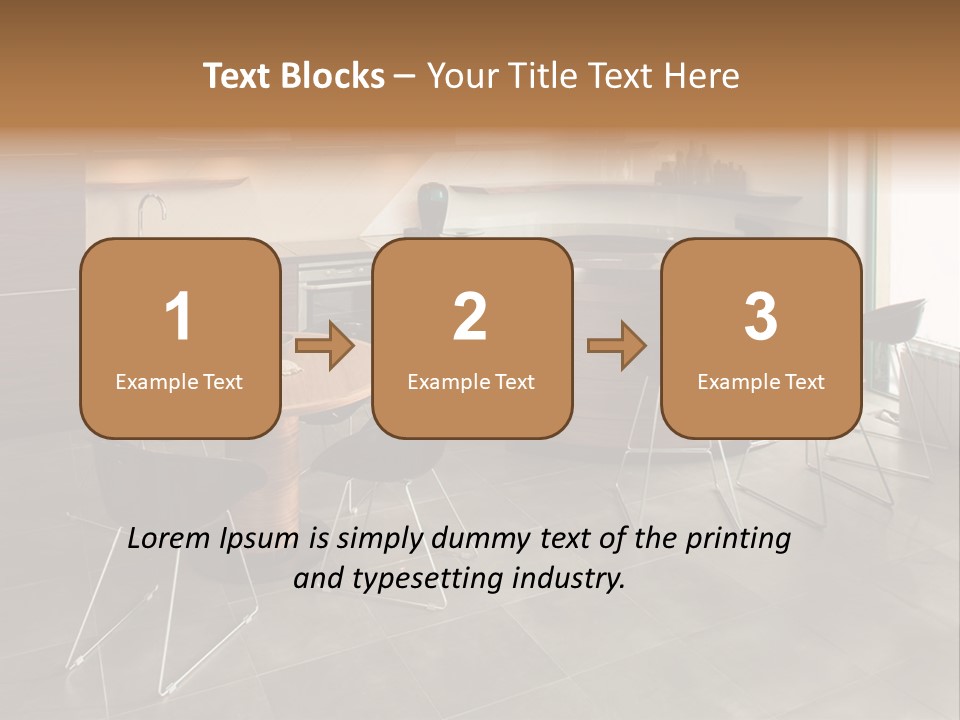Room Decor Dining PowerPoint Template