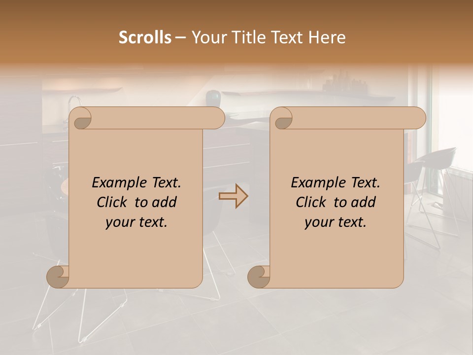 Room Decor Dining PowerPoint Template