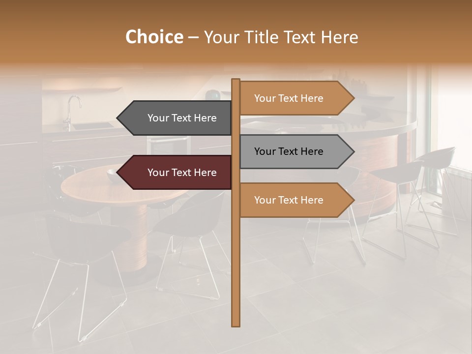 Room Decor Dining PowerPoint Template