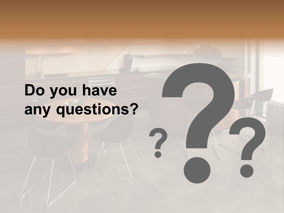 Room Decor Dining PowerPoint Template