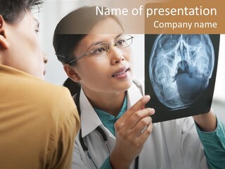 Tumor Sick Doctor PowerPoint Template