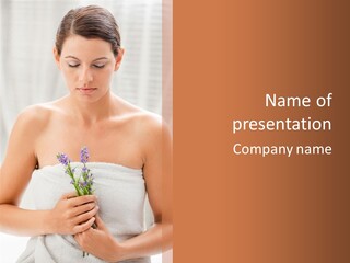 Lady Good Spa PowerPoint Template