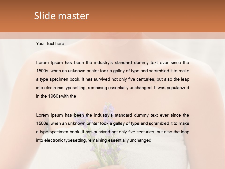 Lady Good Spa PowerPoint Template