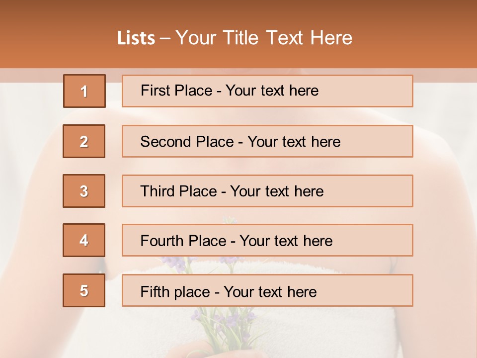 Lady Good Spa PowerPoint Template