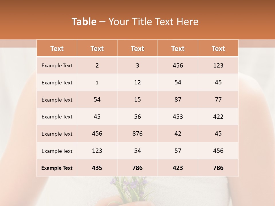 Lady Good Spa PowerPoint Template