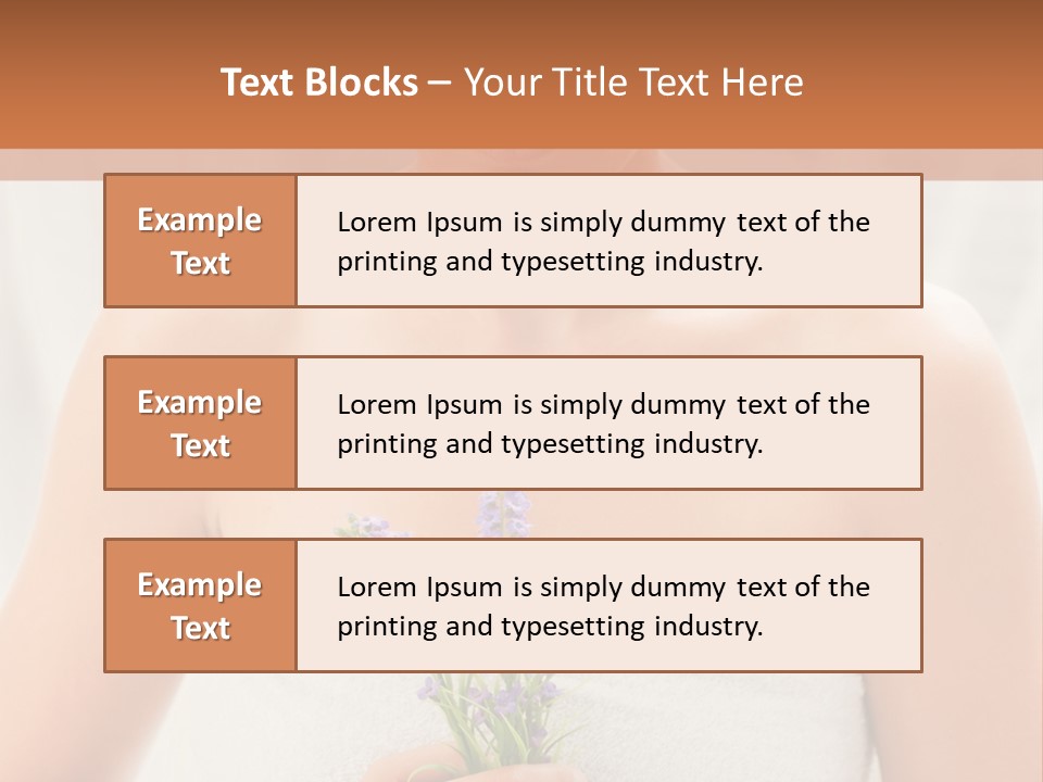 Lady Good Spa PowerPoint Template