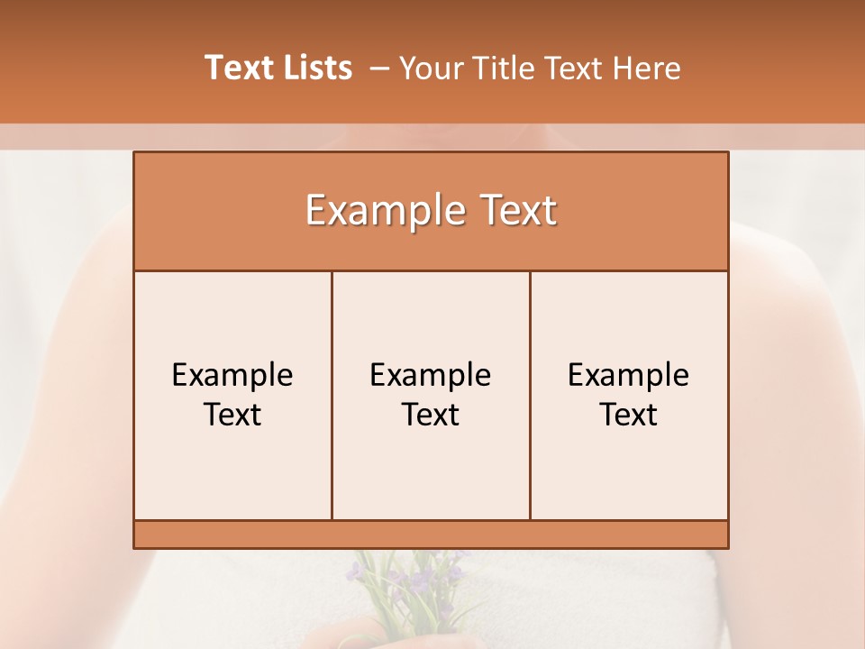 Lady Good Spa PowerPoint Template