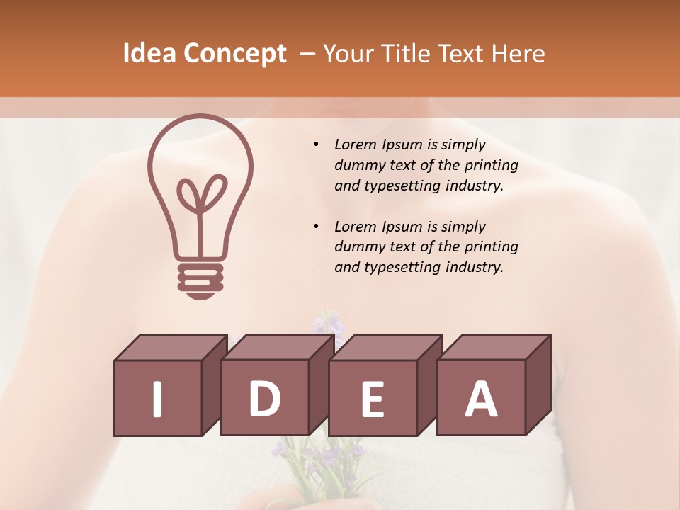 Lady Good Spa PowerPoint Template