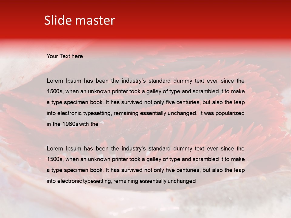 Ling Brown River PowerPoint Template