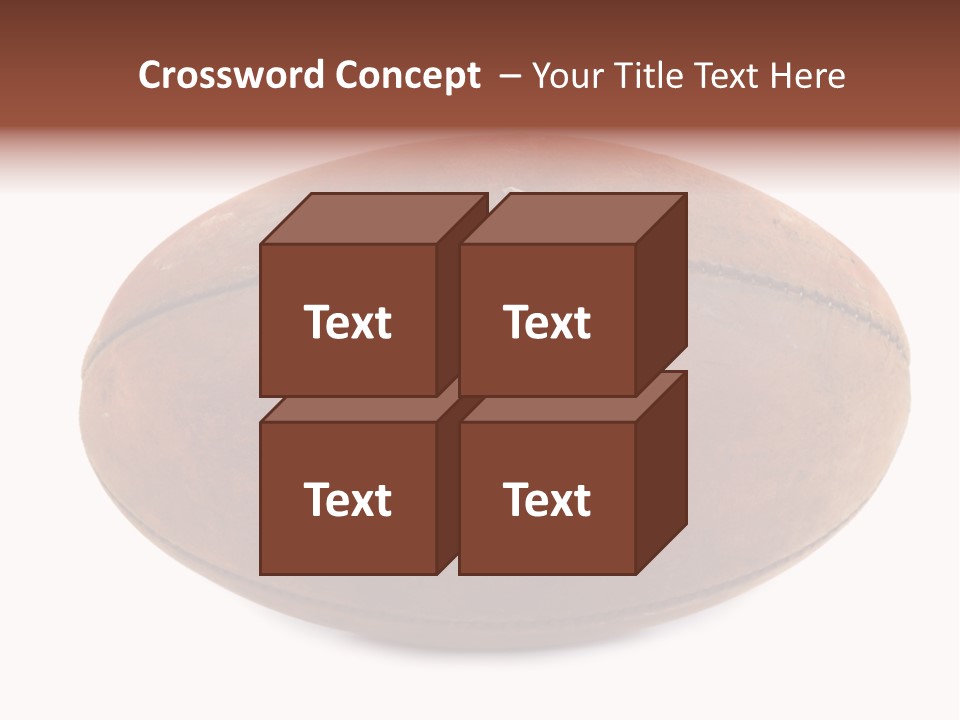 Rules Leather Football PowerPoint Template