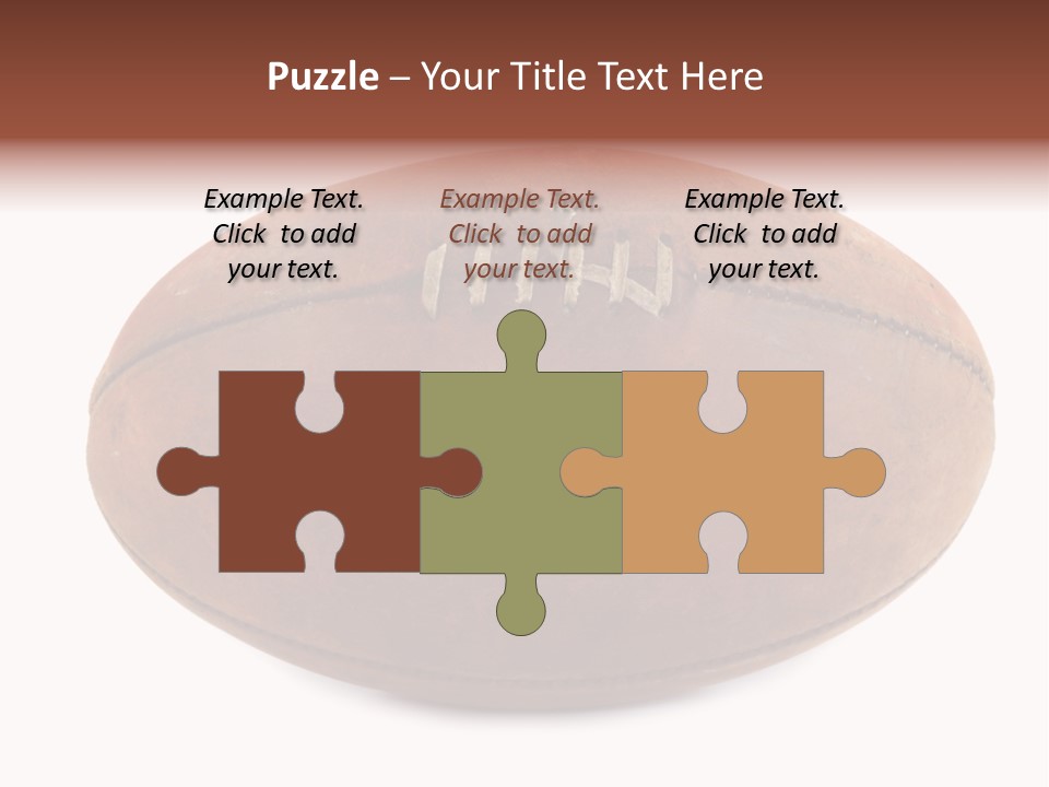 Rules Leather Football PowerPoint Template