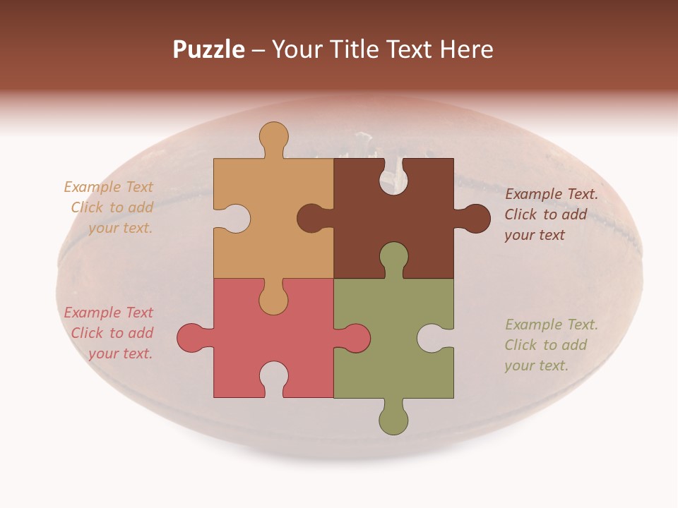 Rules Leather Football PowerPoint Template