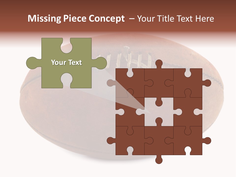 Rules Leather Football PowerPoint Template