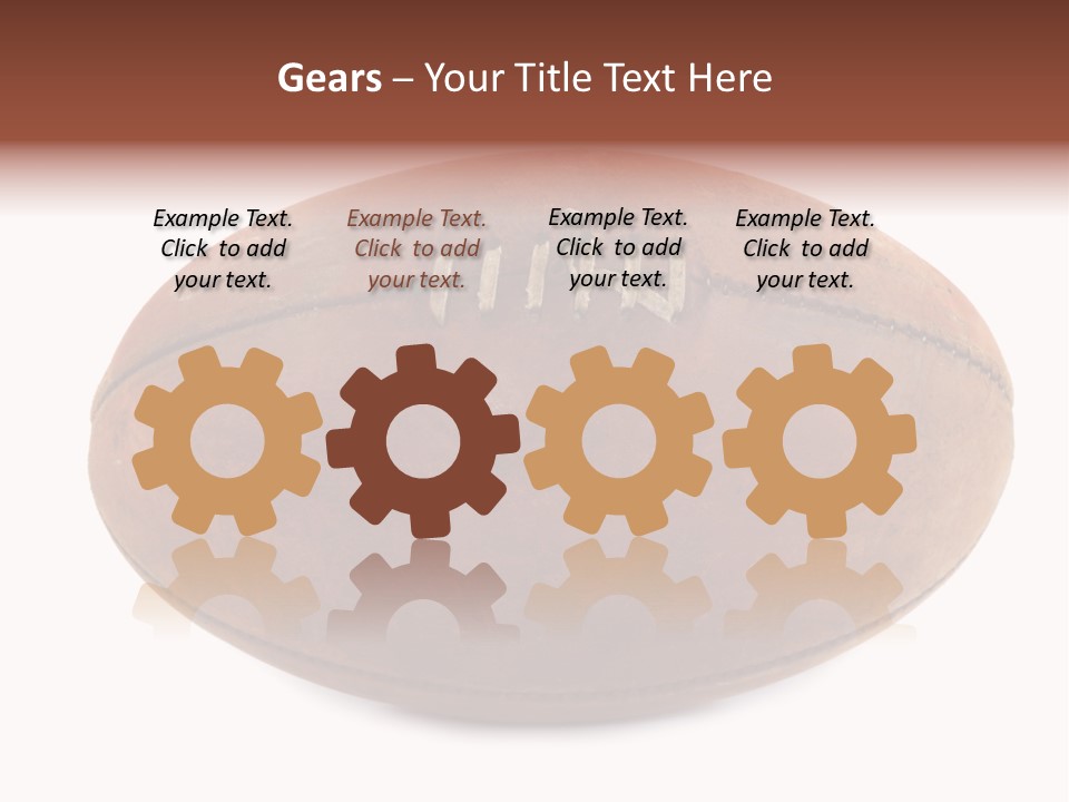 Rules Leather Football PowerPoint Template