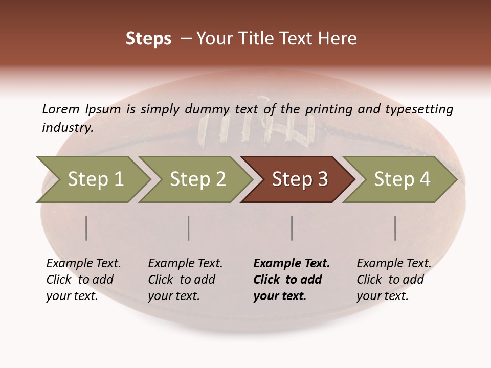 Rules Leather Football PowerPoint Template