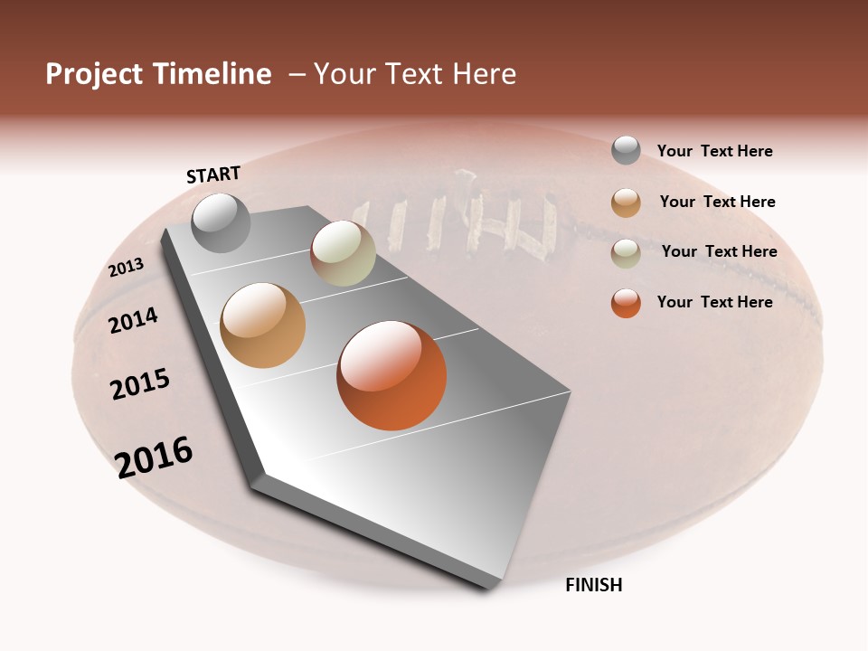 Rules Leather Football PowerPoint Template